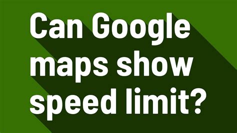 Does Google Maps Show Speed: A Journey Through Digital Cartography and Beyond